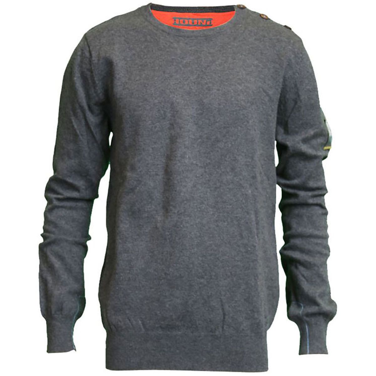 Hound Bluse - Strik - Dark Grey Melange