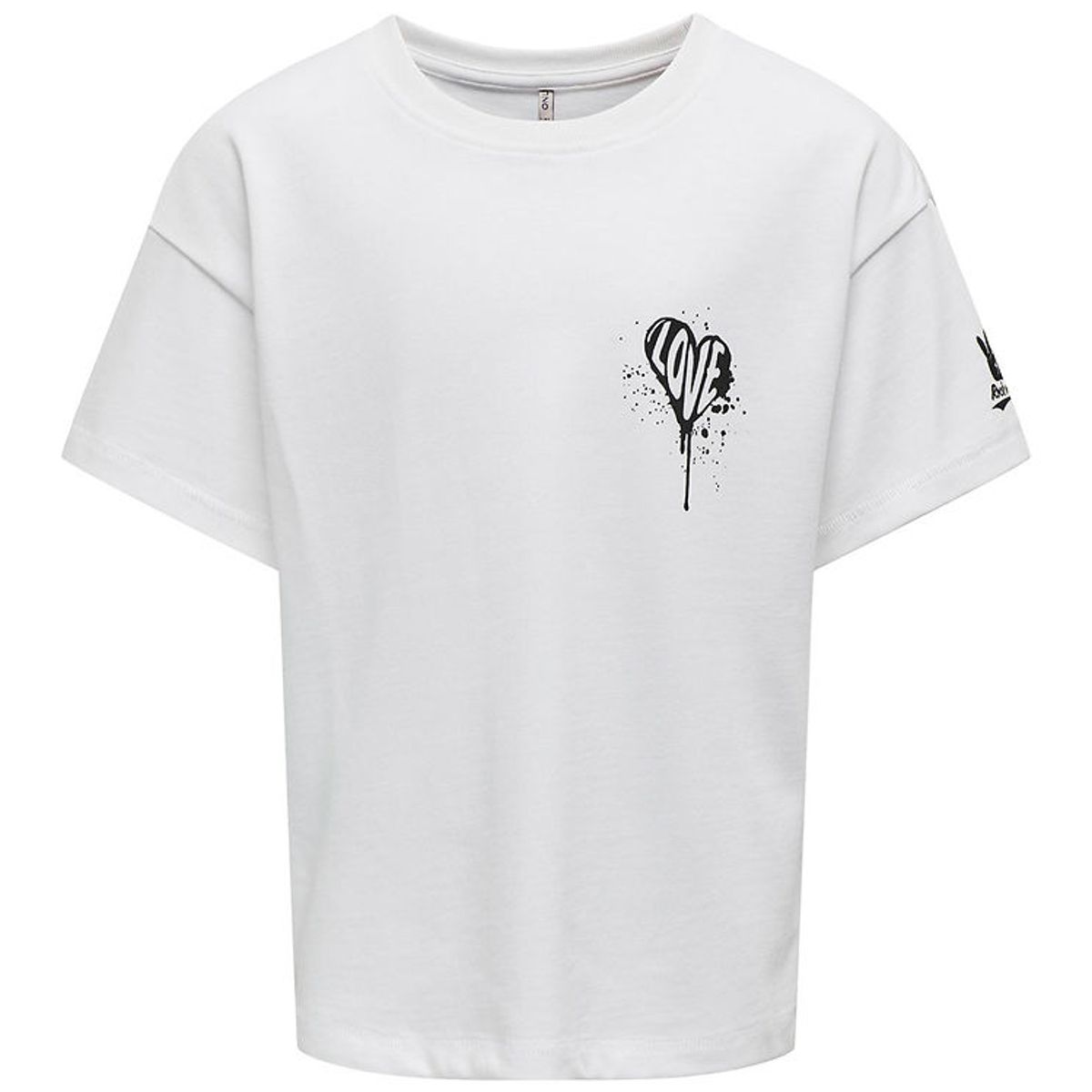 Kids Only T-shirt - KogCilla - Bright White/Love