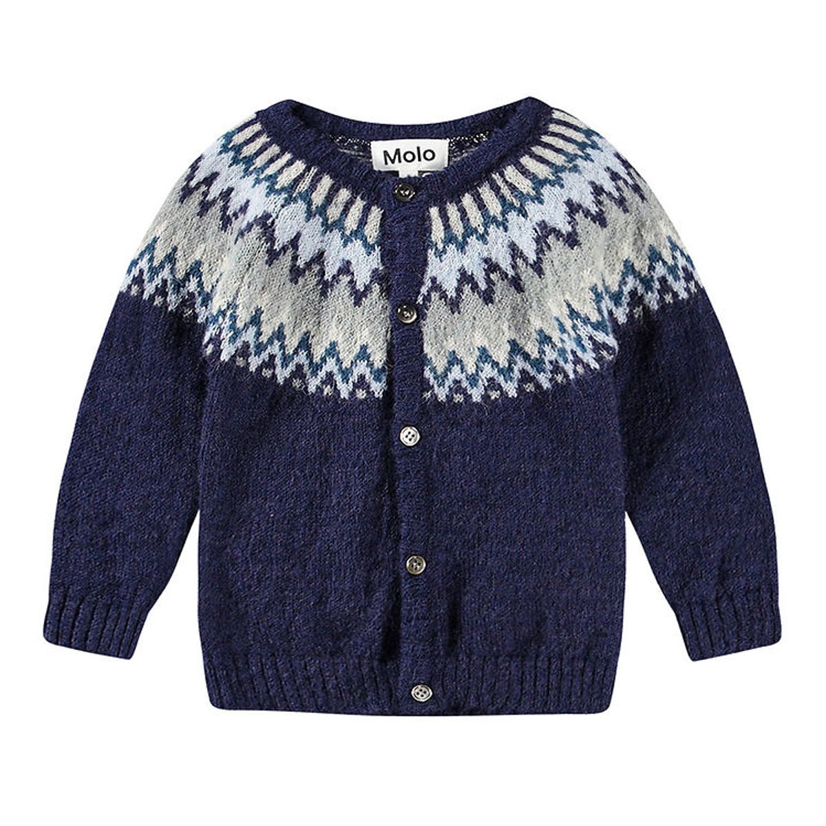 Molo Cardigan - Uld - Bay - Blues