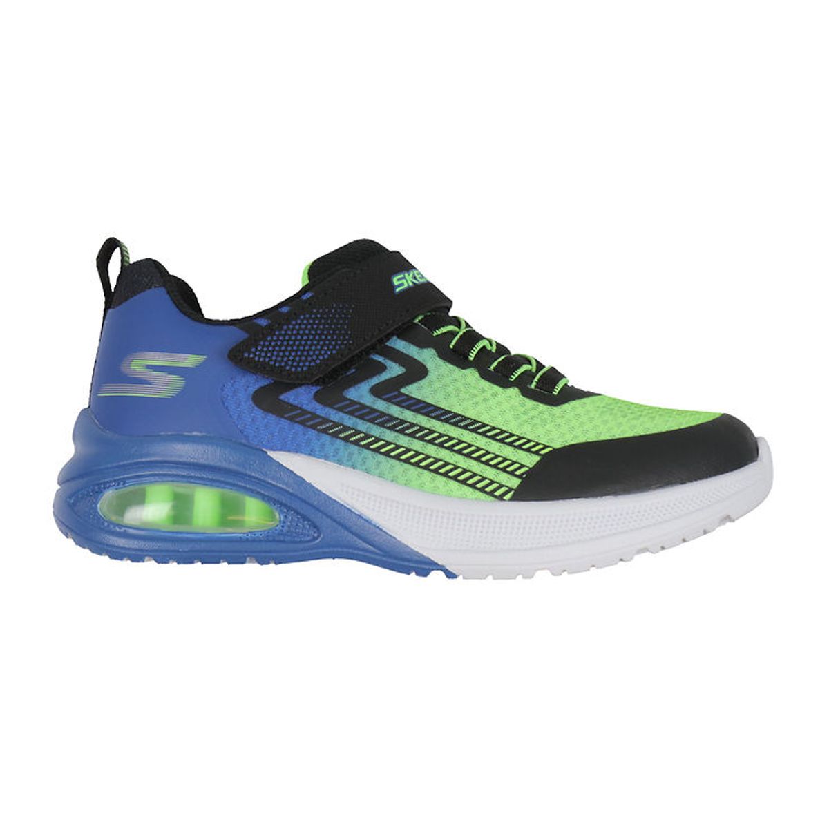 Skechers Sko - Microspec Max Advance - Blå/Lime