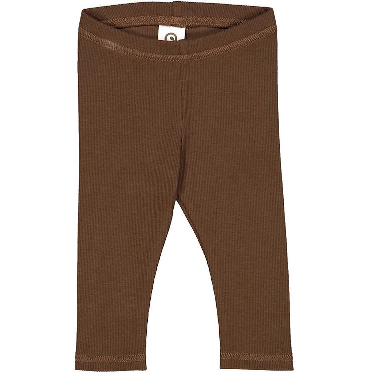 Müsli Leggings - Rib - Cozy Me Plain - Bark