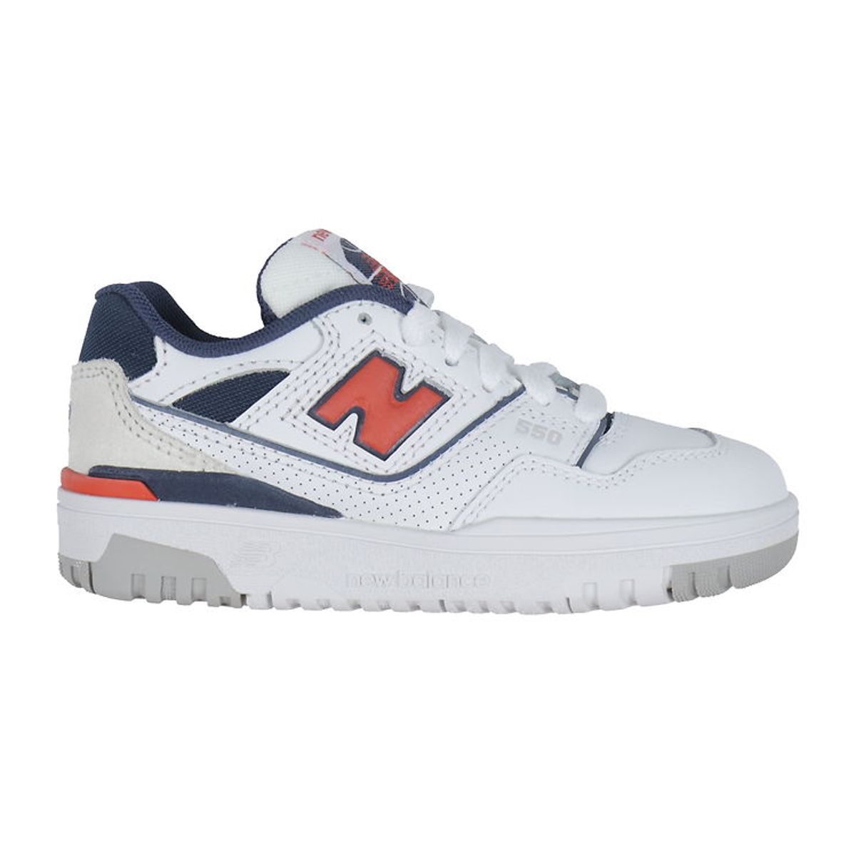 New Balance Sko - 550 - White/True Red