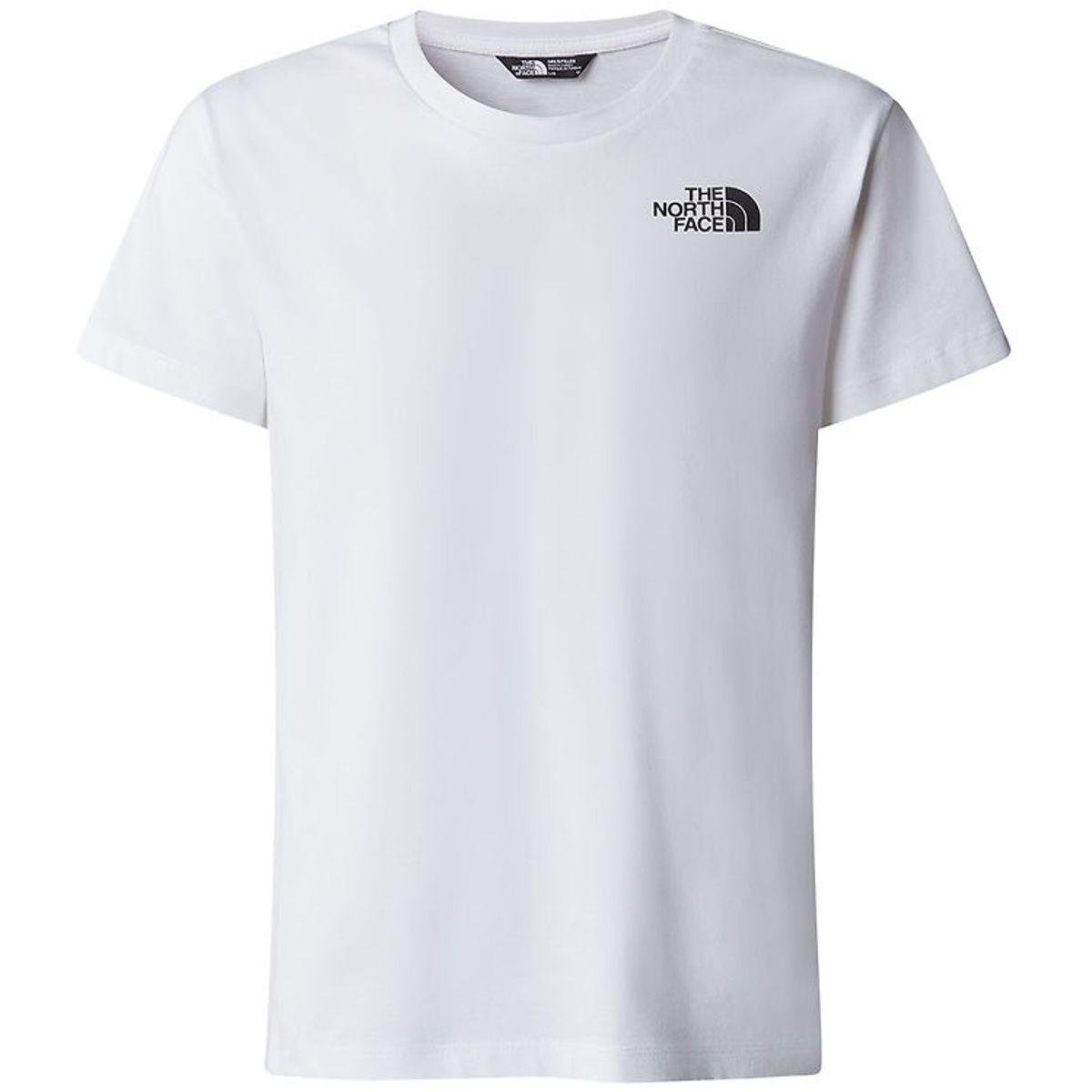 The North Face T-shirt - Vertical Graphic - Hvid