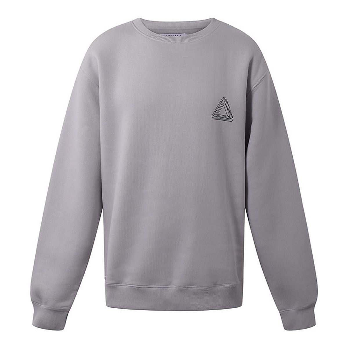 Hound Sweatshirt - w/Black Print - Light Grey