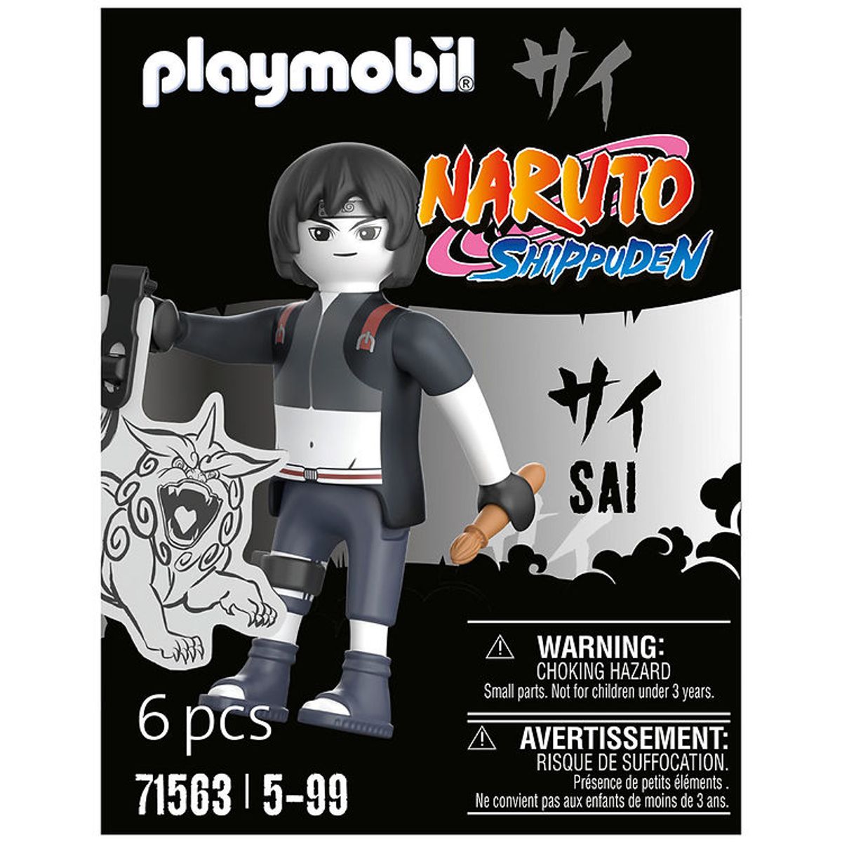 Playmobil Naruto - Sai - 71563 - 6 Dele