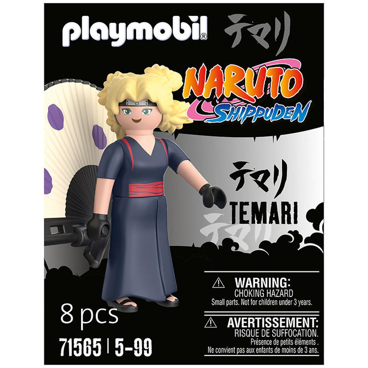 Playmobil Naruto - Temari - 71565 - 8 Dele