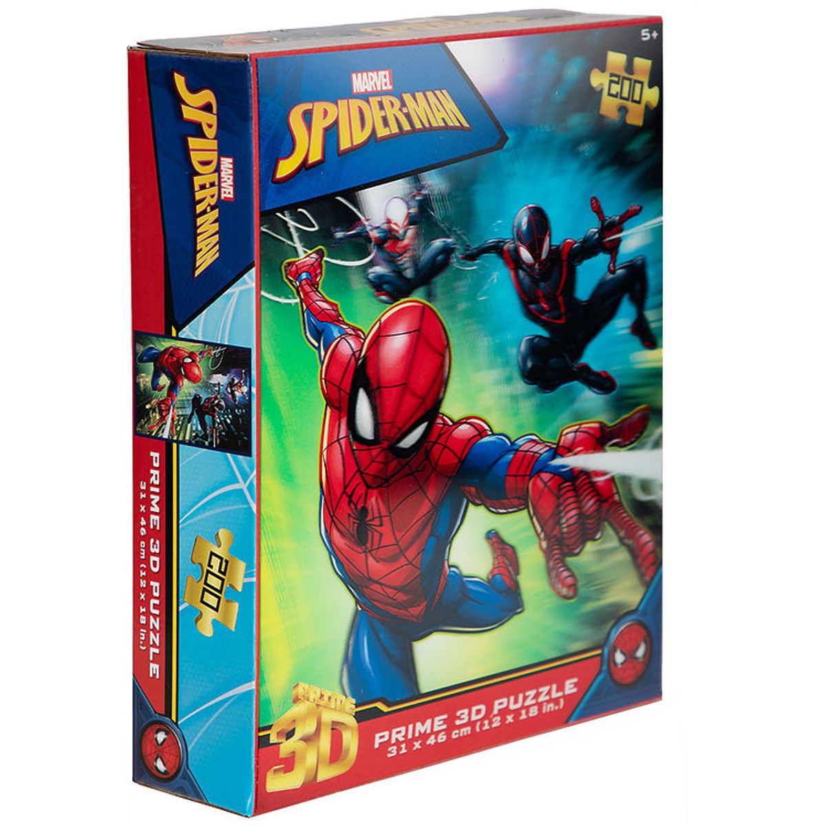 Prime 3D Puzzle Puslespil - 3D - 200 Brikker - Spiderman