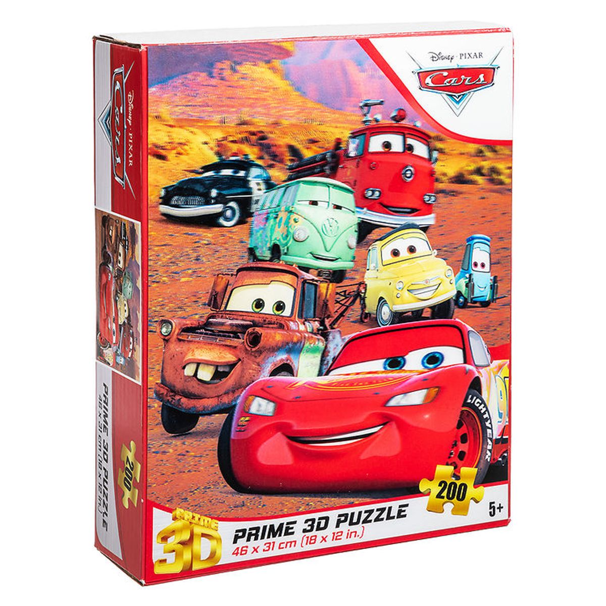 Prime 3D Puzzle Puslespil - 3D - 200 Brikker - Cars