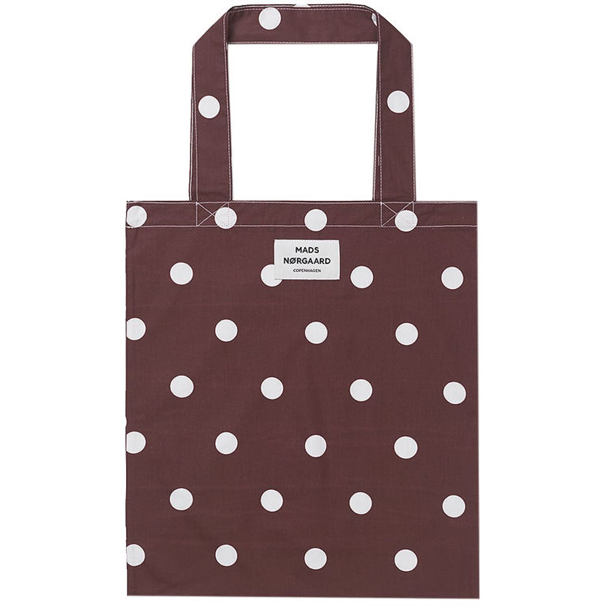 Mads Nørgaard Shopper - Atoma - Dot AOP Sassafras/White Alyssum