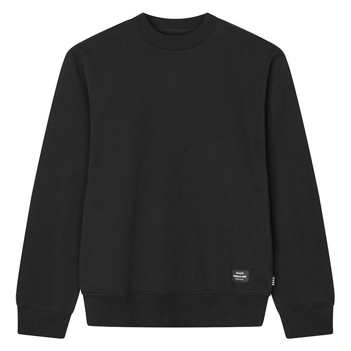 Mads Nørgaard Sweatshirt - Light Terry Solo - Sort