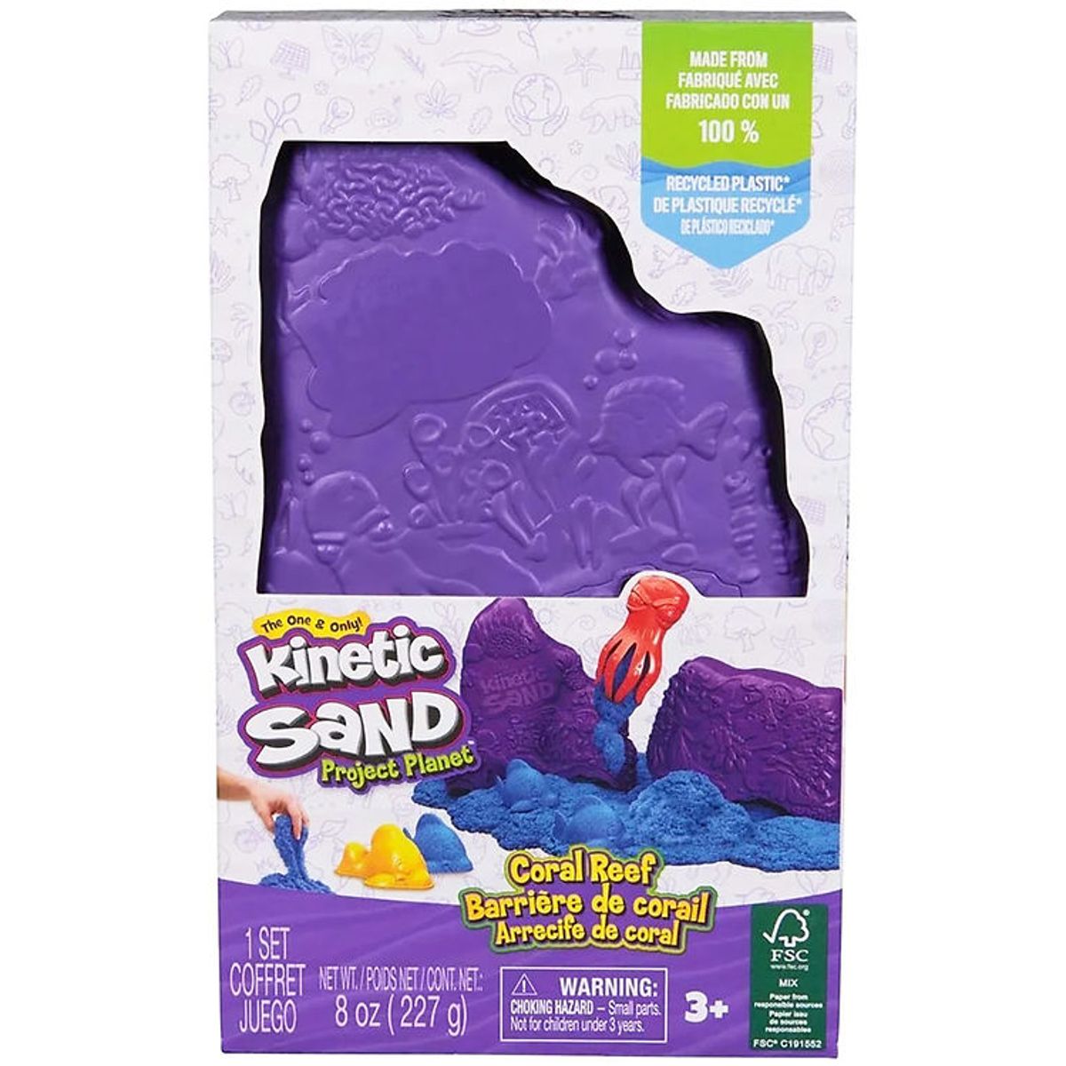 Kinetic Sand Sandsæt - 227 g - Coral Reef