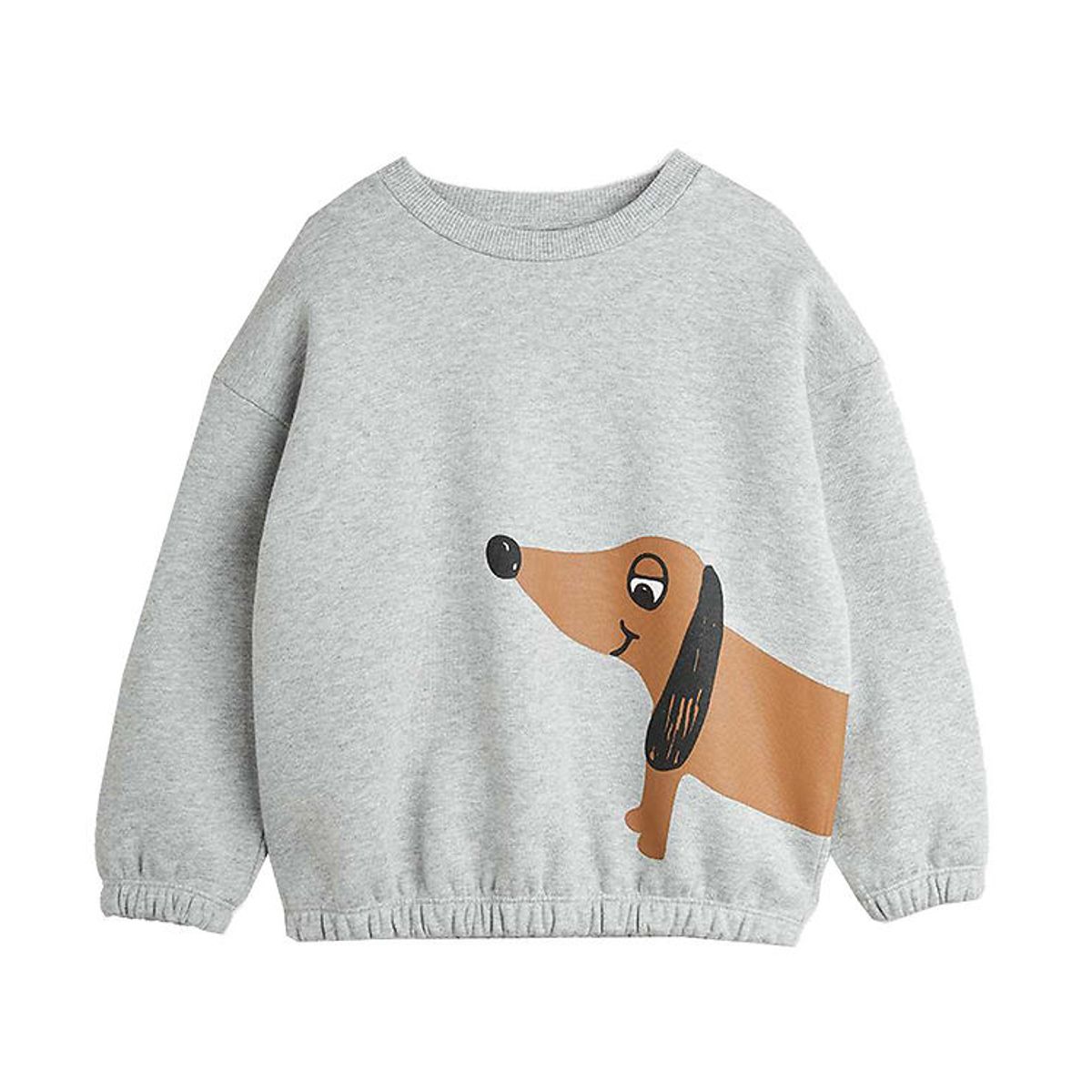 Mini Rodini Sweatshirt - Dog - Grey Melange