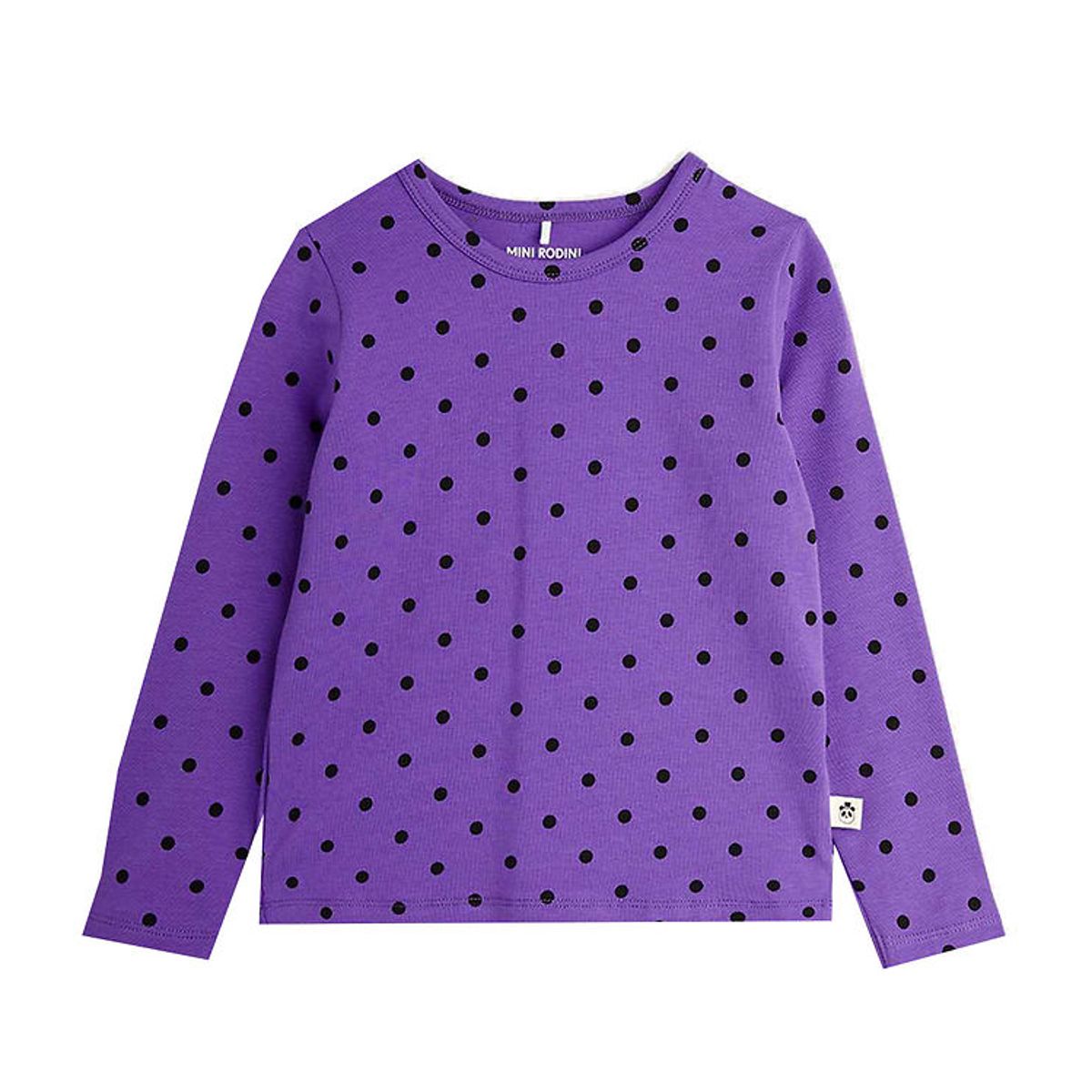 Mini Rodini Bluse - Polka Dot - Lilla