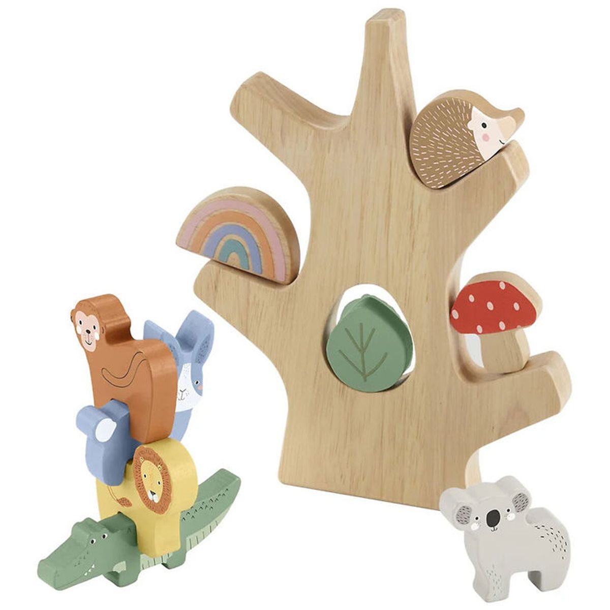 Fisher-Price Balancetræ - 10 Dele - Træ