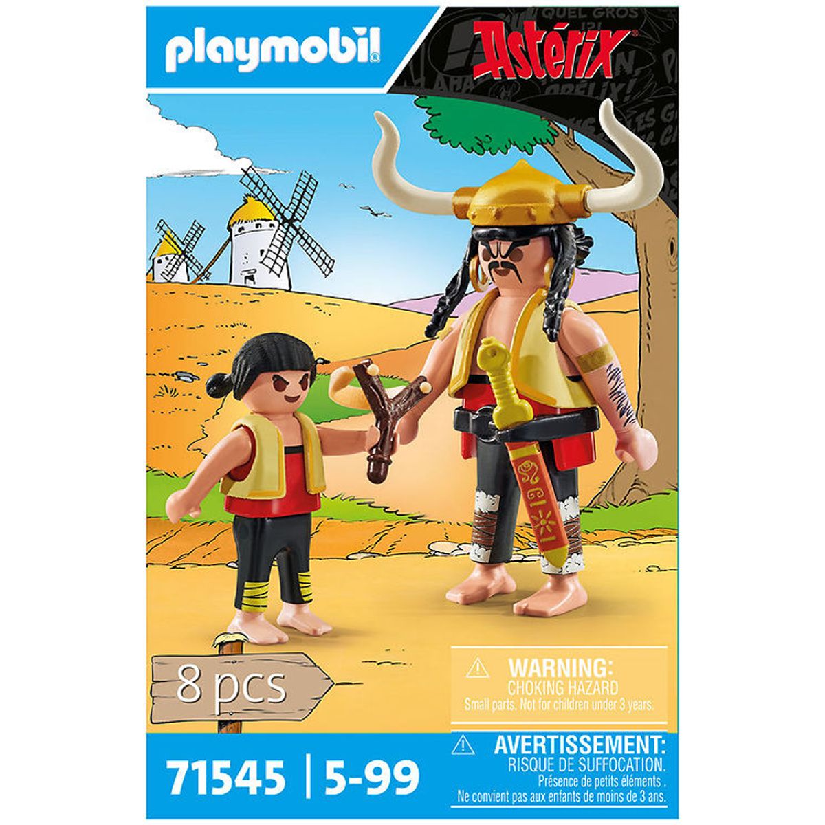 Playmobil Asterix - Huevos Y Bacon og Pepe - 71545 - 8 Dele