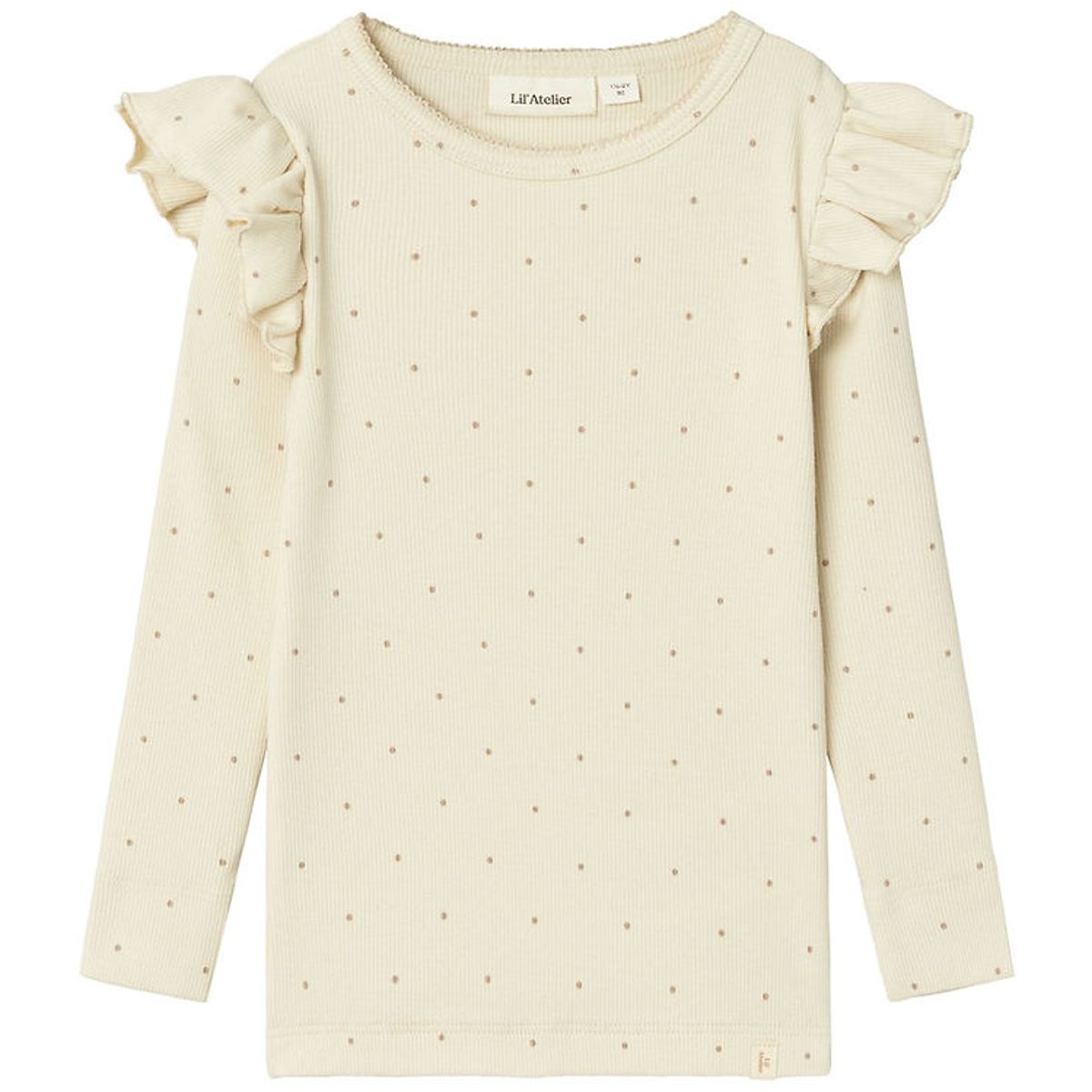 Lil' Atelier Bluse - Rib - NmfGago - Birch