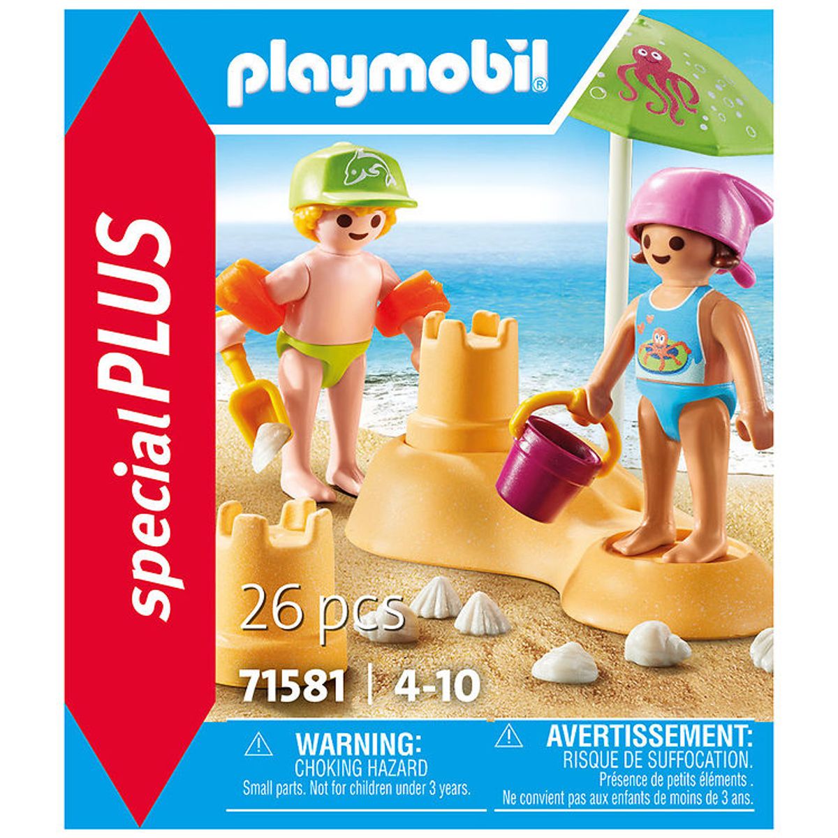 Playmobil SpecialPlus - Børn m. Sandslot - 71581 - 26 Dele