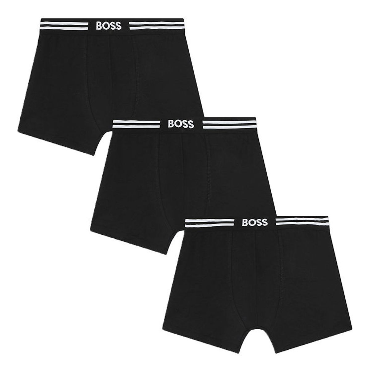 BOSS Boxershorts - 3-pak - Sort m. Hvid