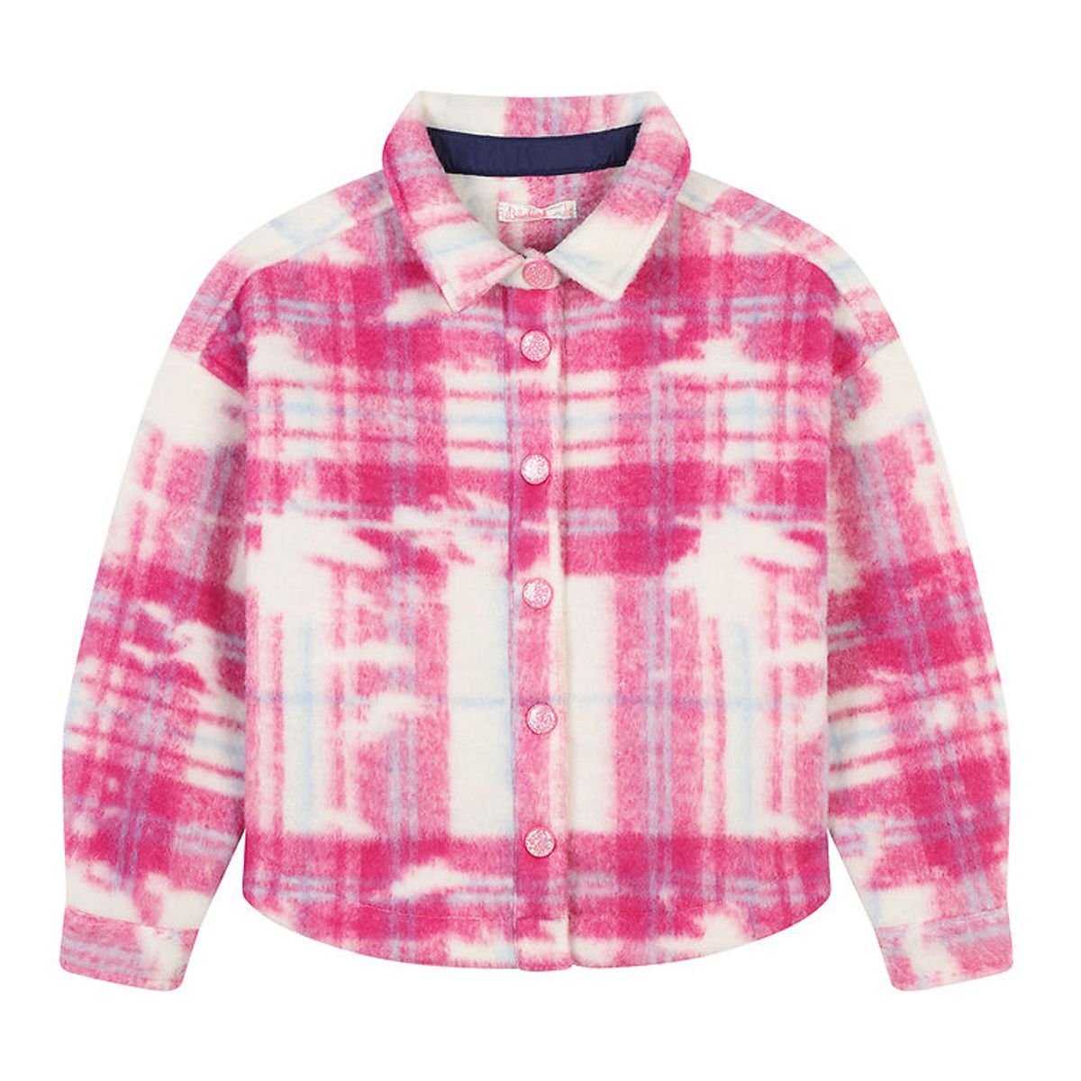 Billieblush Jakke - Long/Overshirt - Pink/Ternet