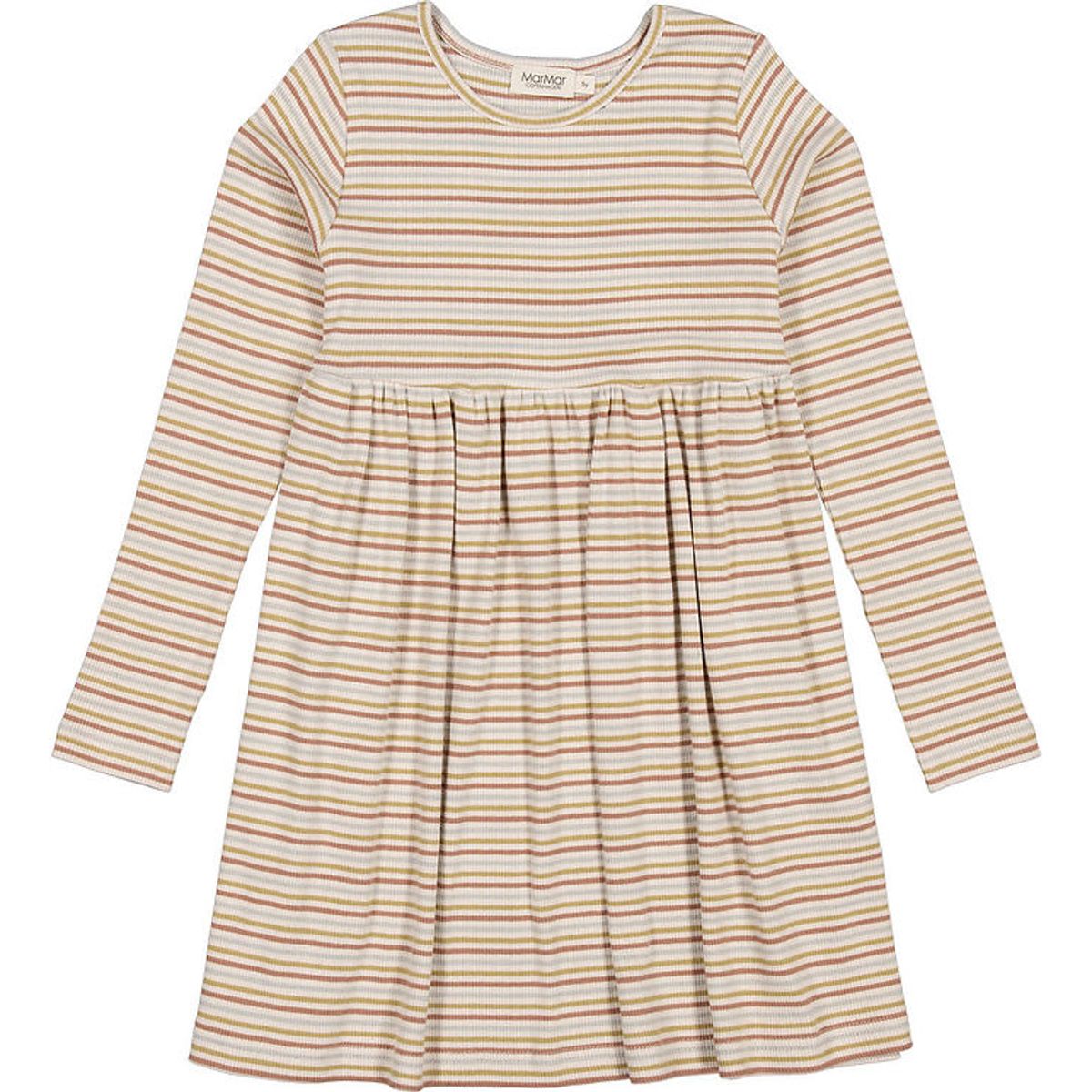 MarMar Kjole - Rib - Denka - Antumn Stripe Mix