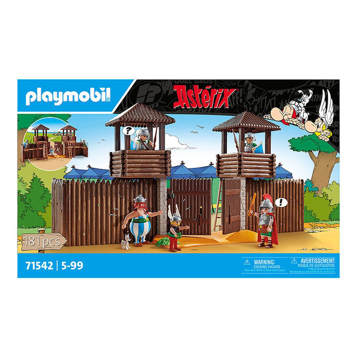 Playmobil Asterix - Romersk Lejr - 71542 - 181 Dele