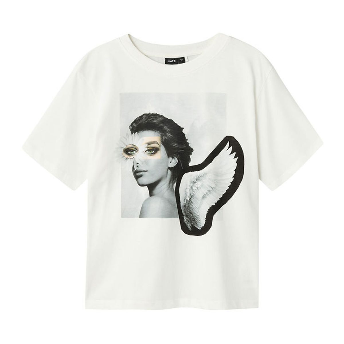 LMTD T-shirt - NlfNora - White Alyssum