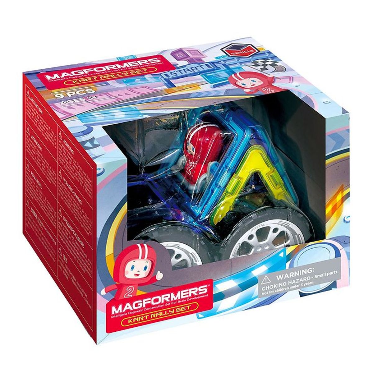 Magformers Magnetsæt - 9 stk - Kart Rally