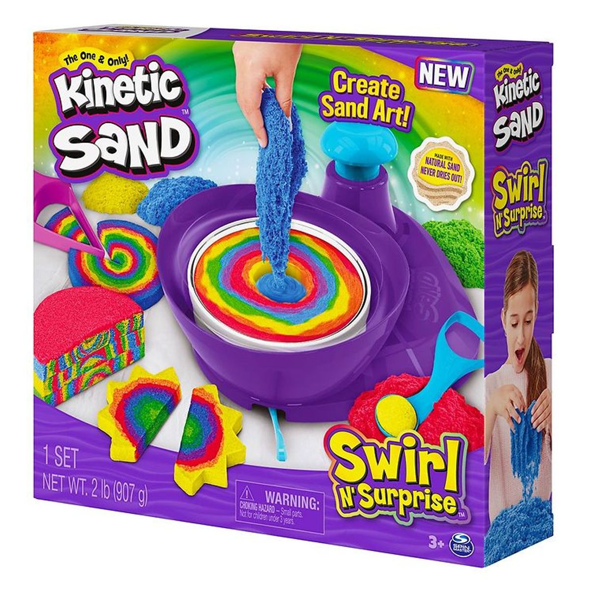 Kinetic Sand - Swirl N Surprice