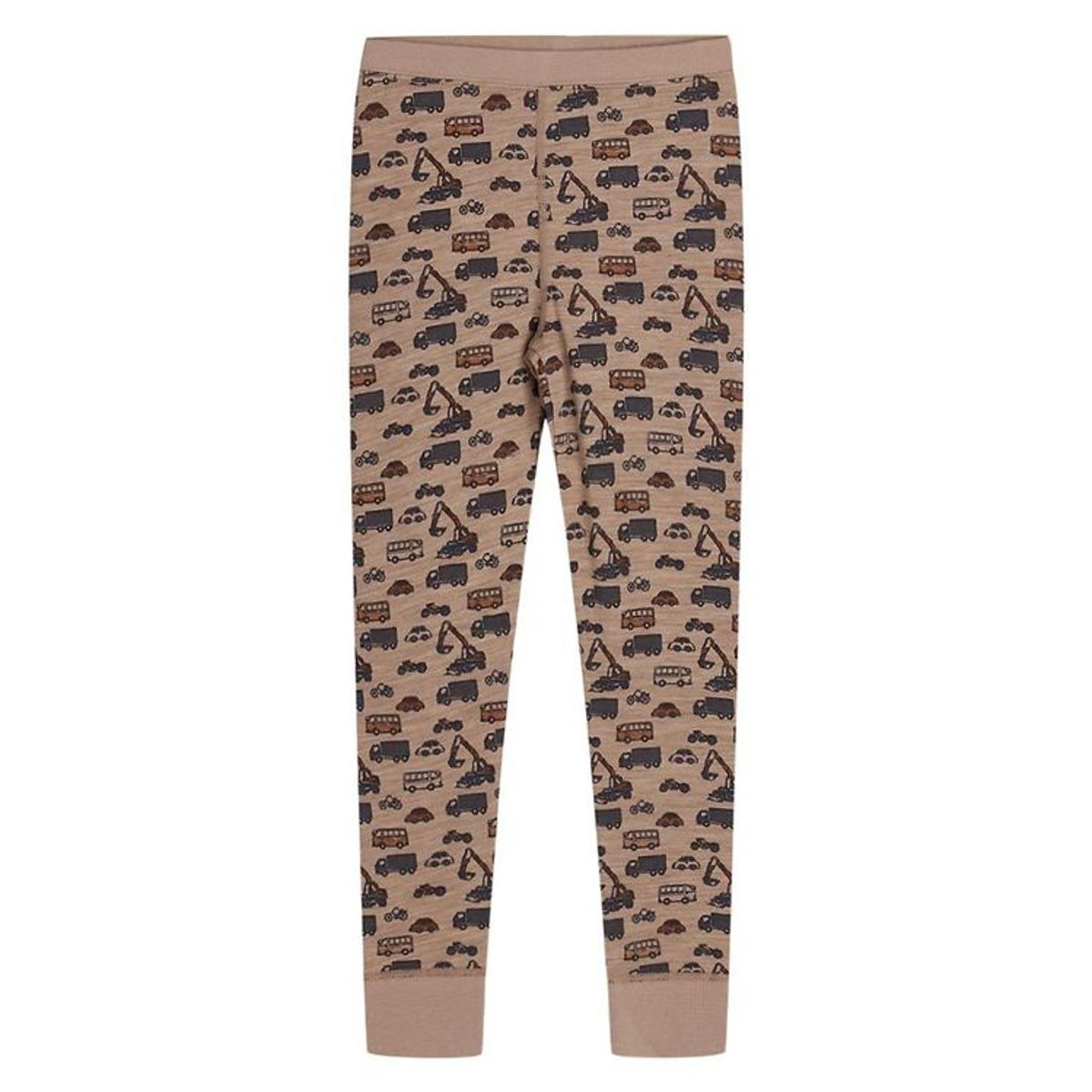 Hust and Claire Leggings - Laso - Uld/Bambus - Biscuit Melange