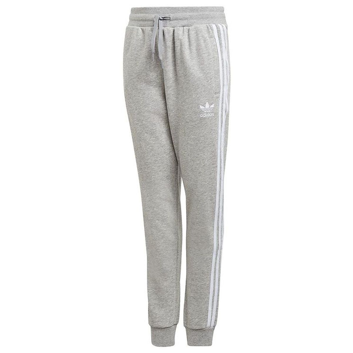 adidas Originals Sweatpant - Trefoil Pants - Mgreyh/White