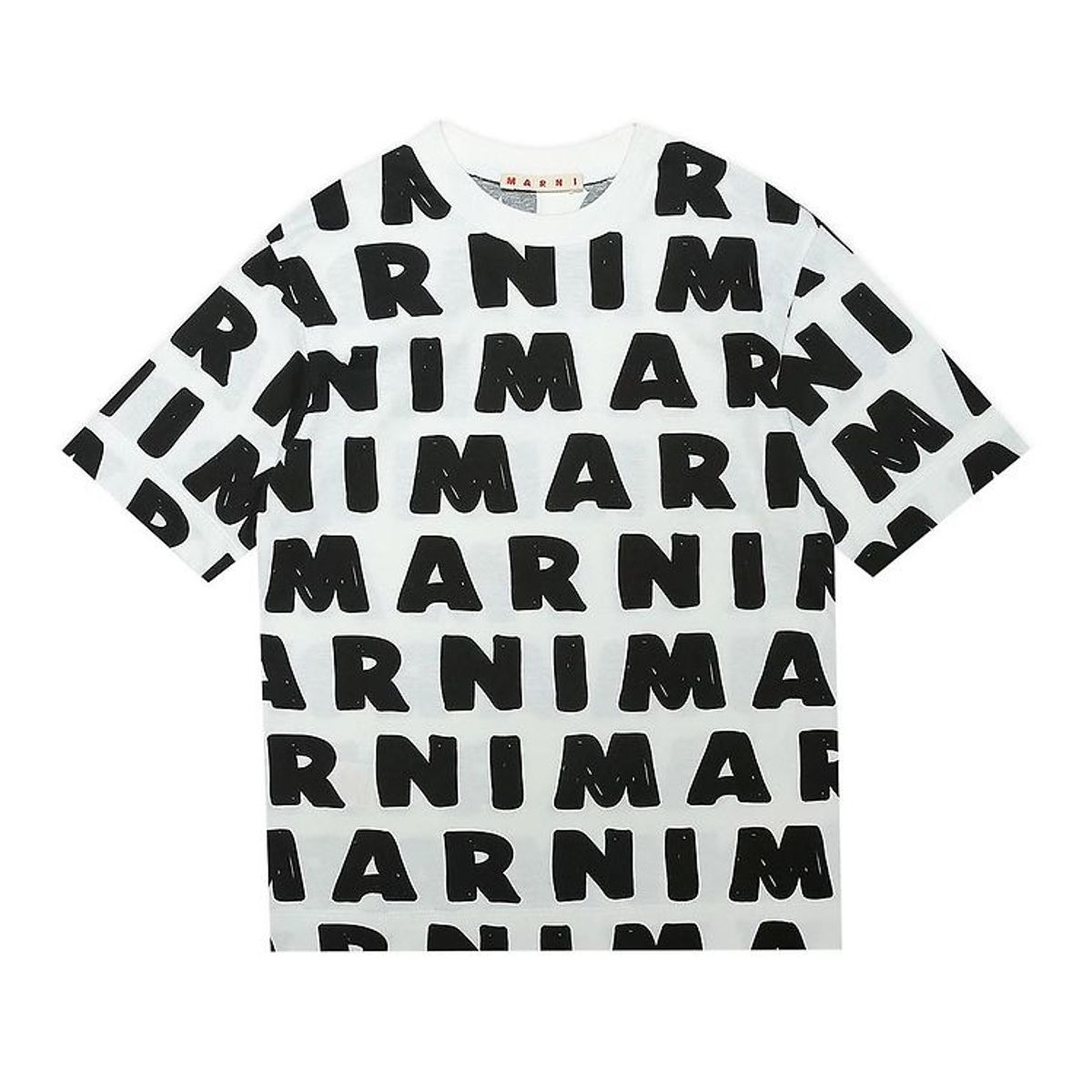 Marni T-shirt - Hvid m. Sort