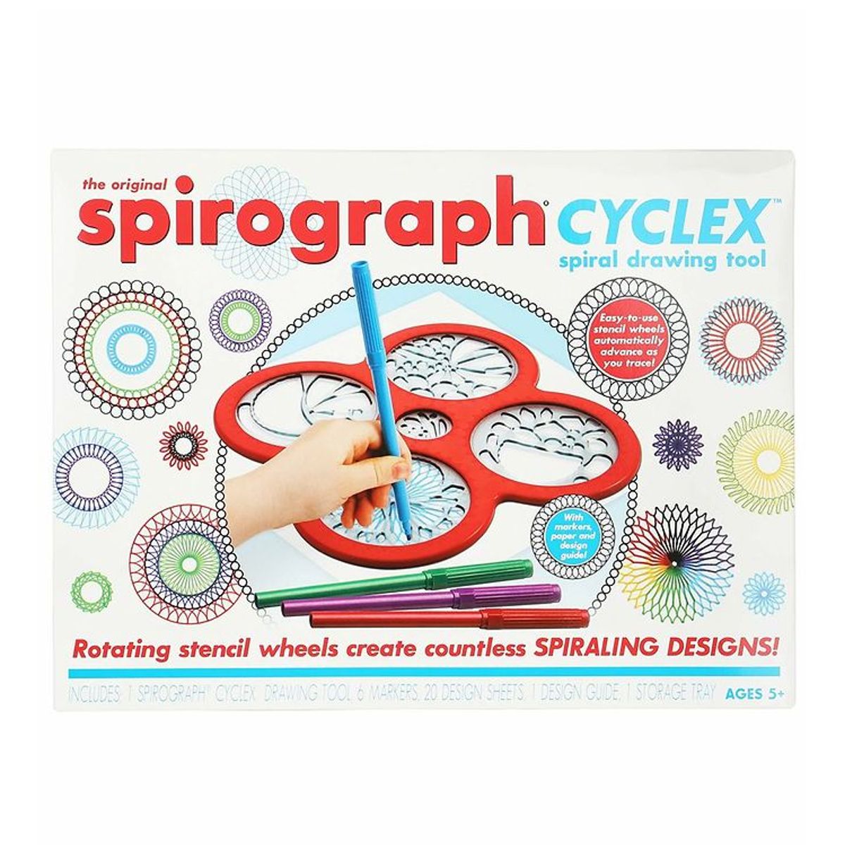 Spirograph Tegnesæt - Cyclex Tegneværktøj