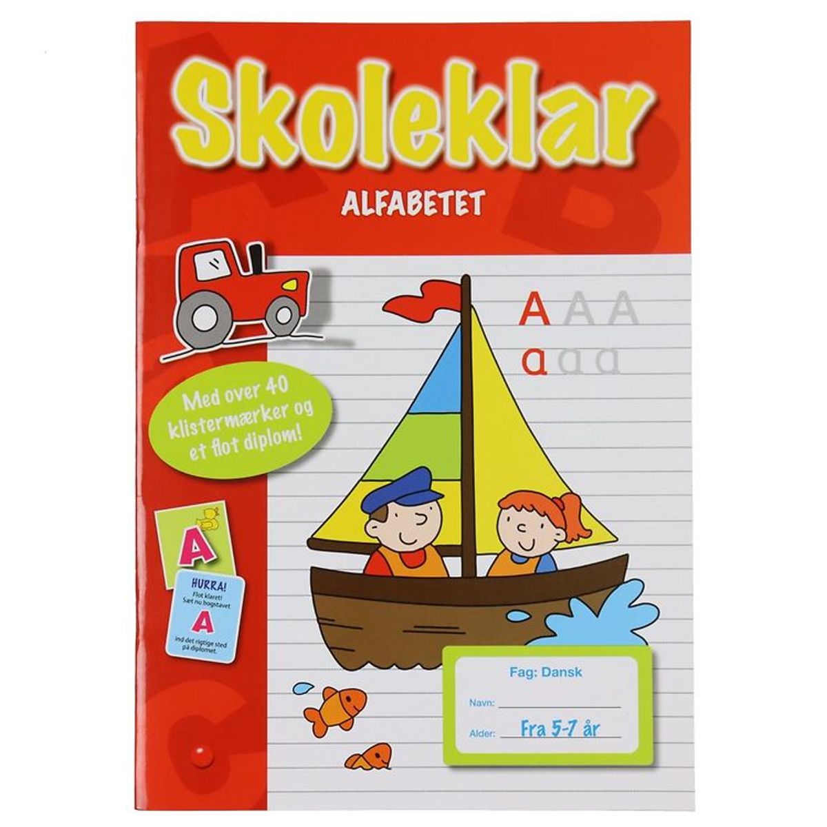 Forlaget Bolden Bog - Skoleklar: Alfabetet - Dansk