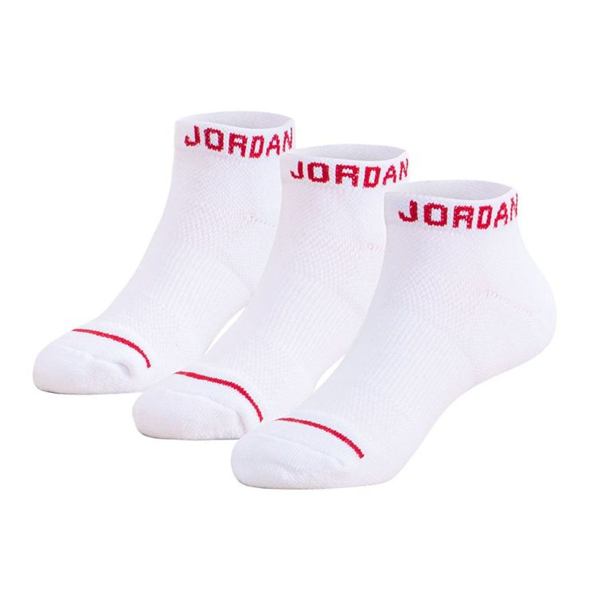 Jordan Anklestrømper - 3-pak - Jumpman No Show Cushioned - Hvid