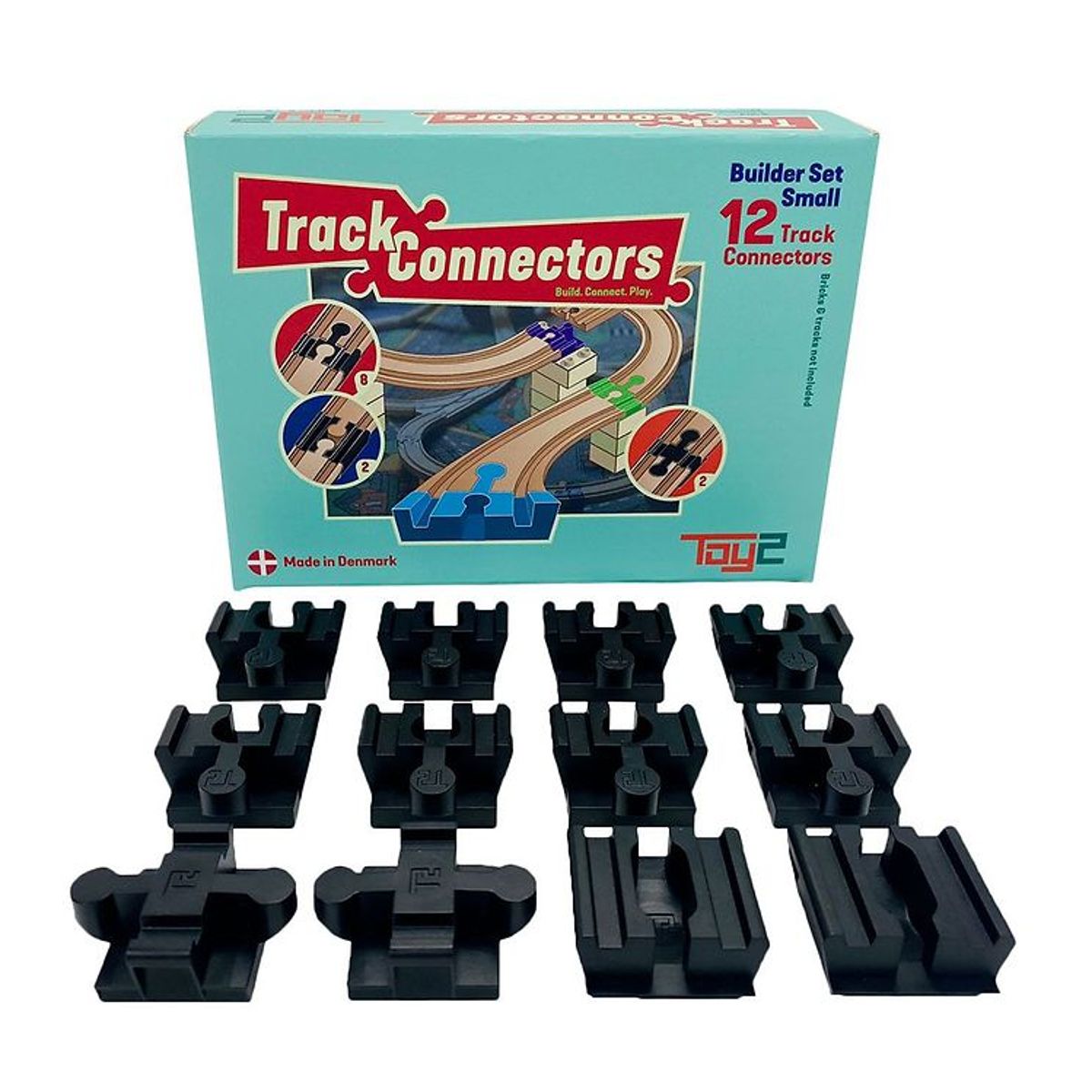 Toy2 Track Connectors - 12 stk. - Builder Set Small