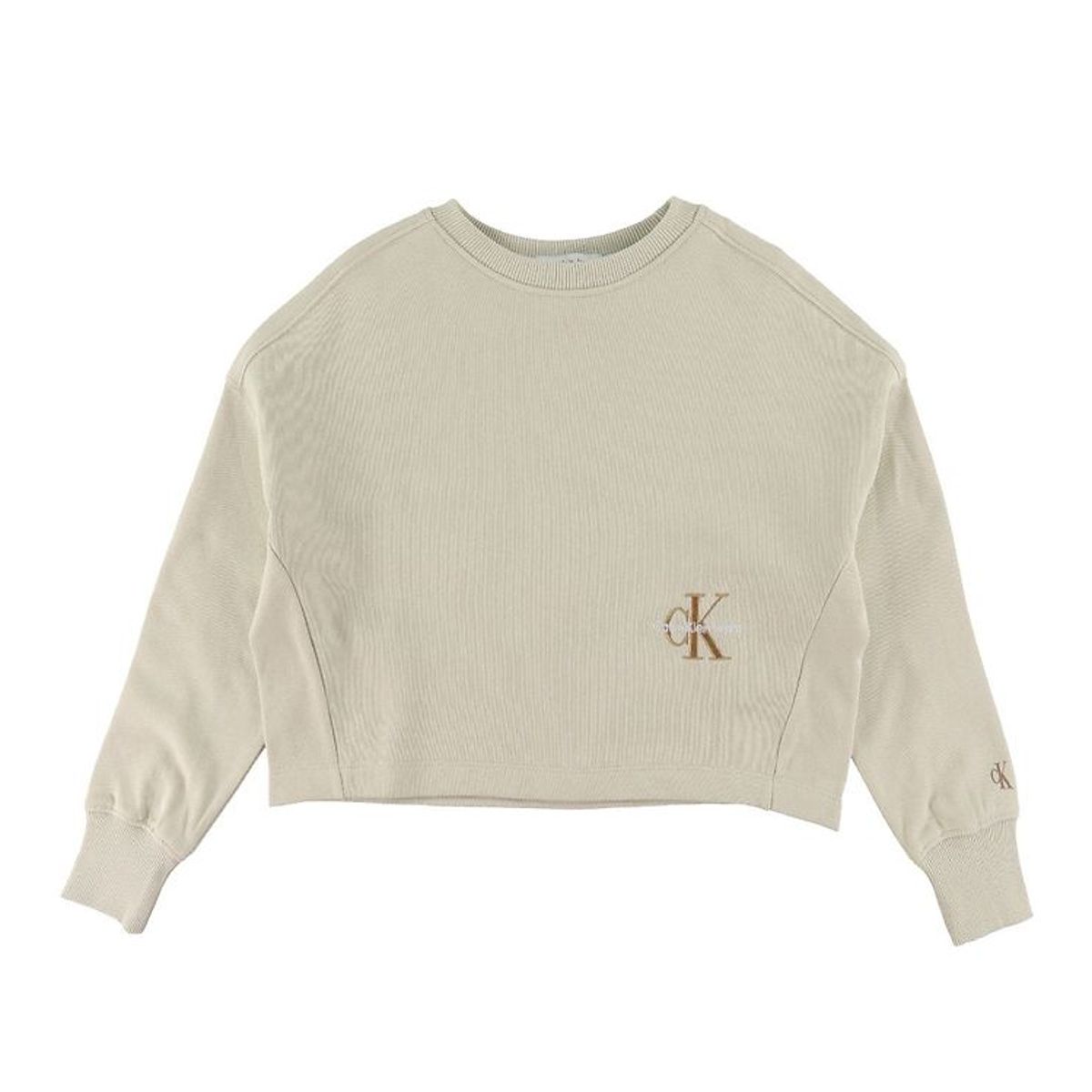 Calvin Klein Sweatshirt - Monogram - Eggshell