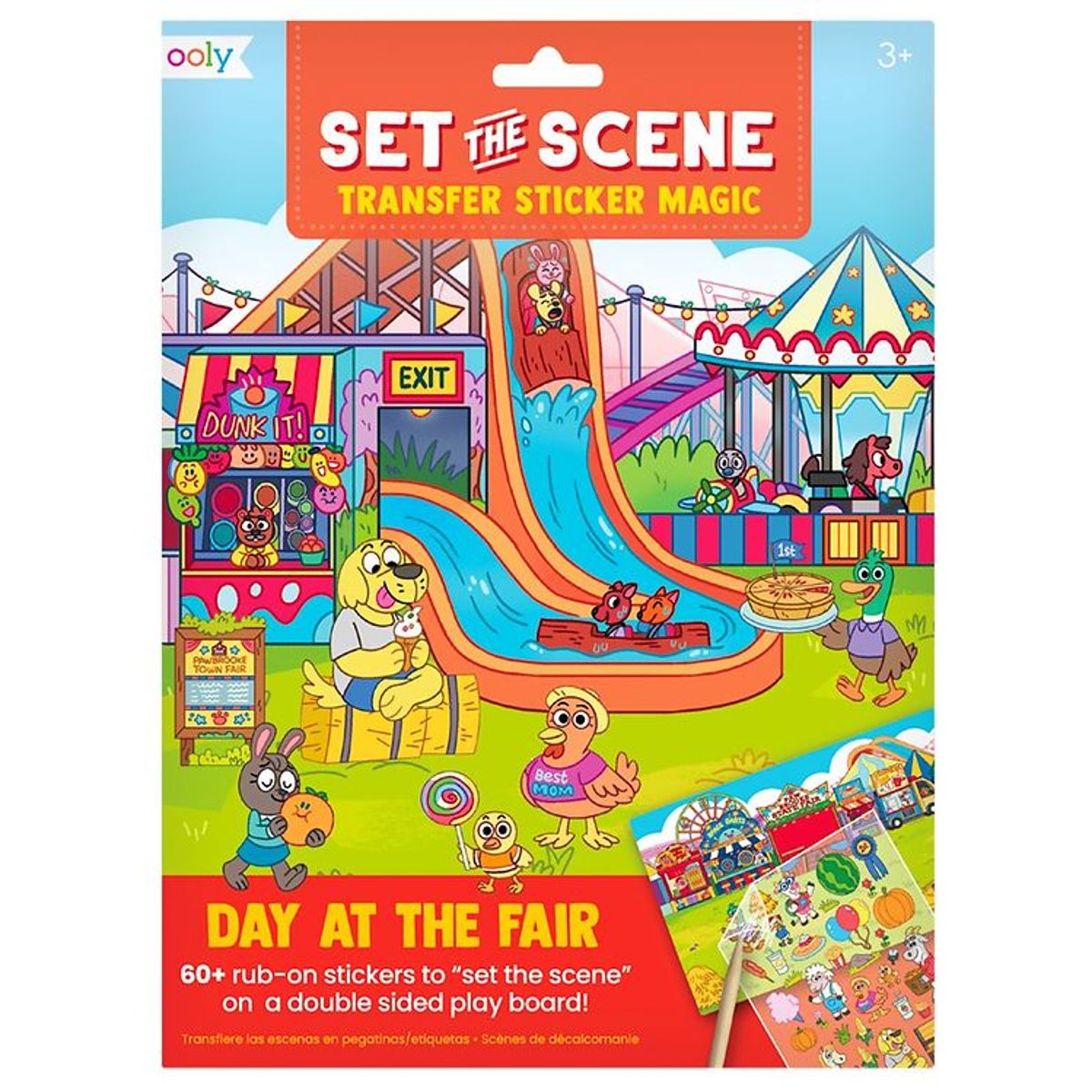 Ooly Klistermærkesæt - Set The Scene - Day At The Fair