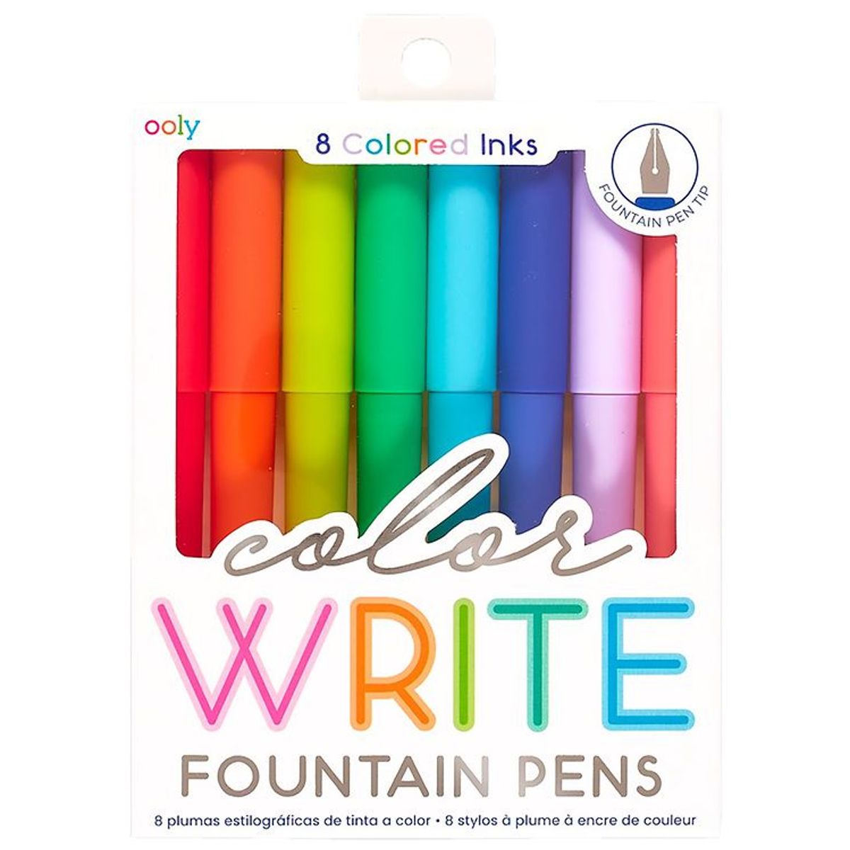 Ooly Fyldepen - 8 Stk - Color Write Fountain Pens