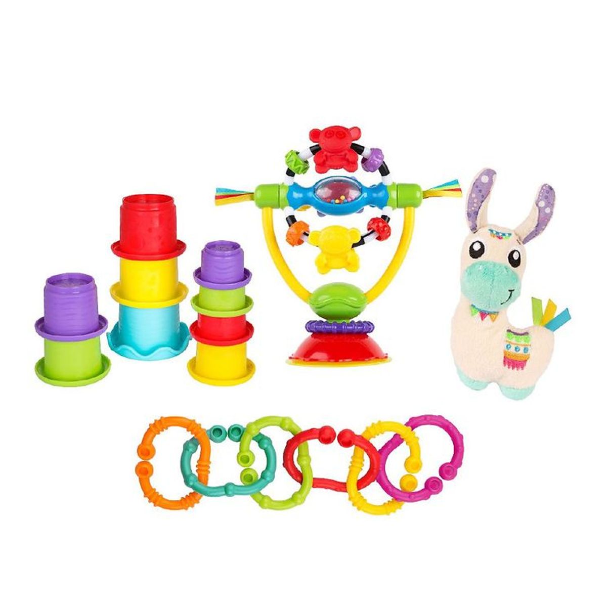 Playgro Gaveæske - 4 Dele - Lama