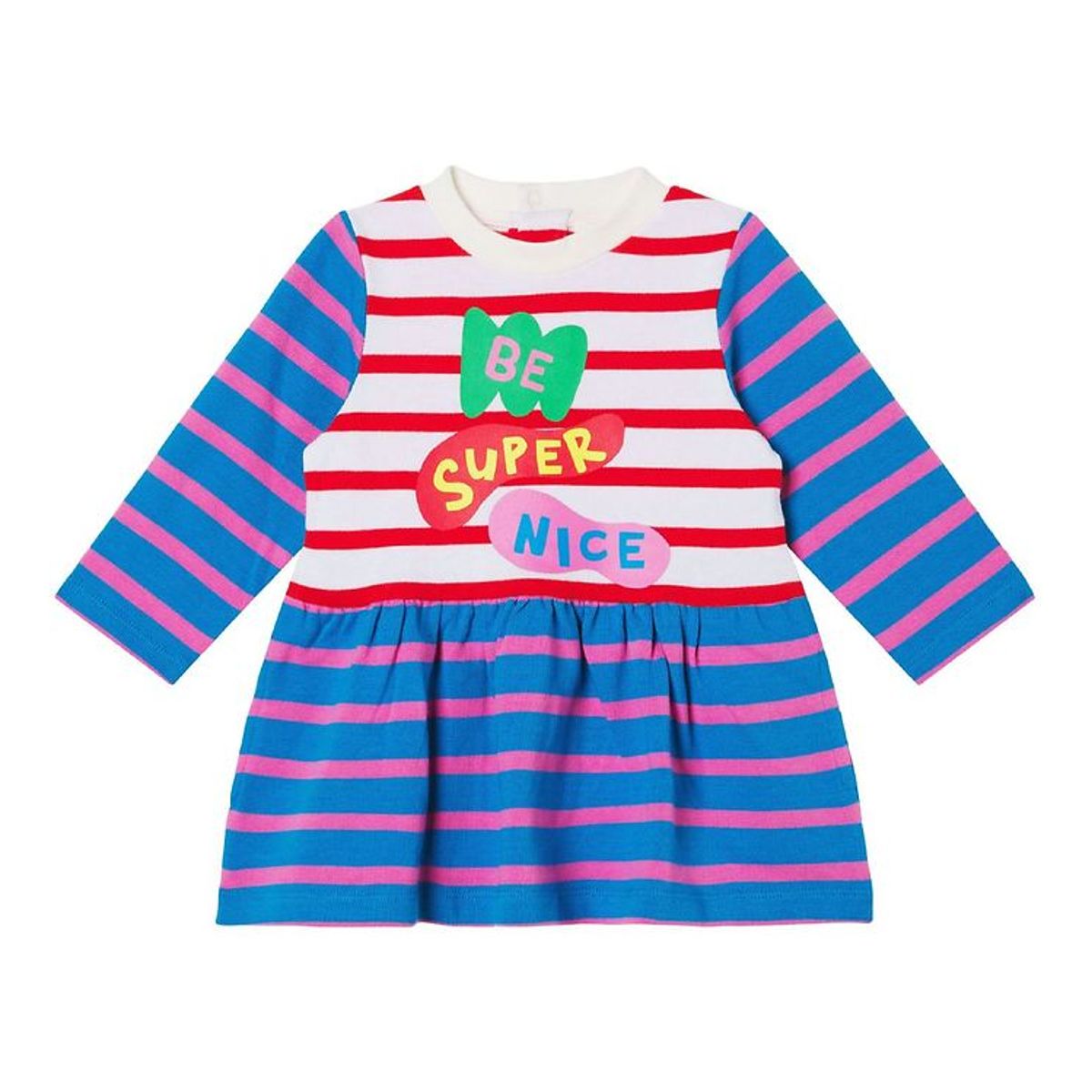 Stella McCartney Kids Kjole - Blå m. Striber