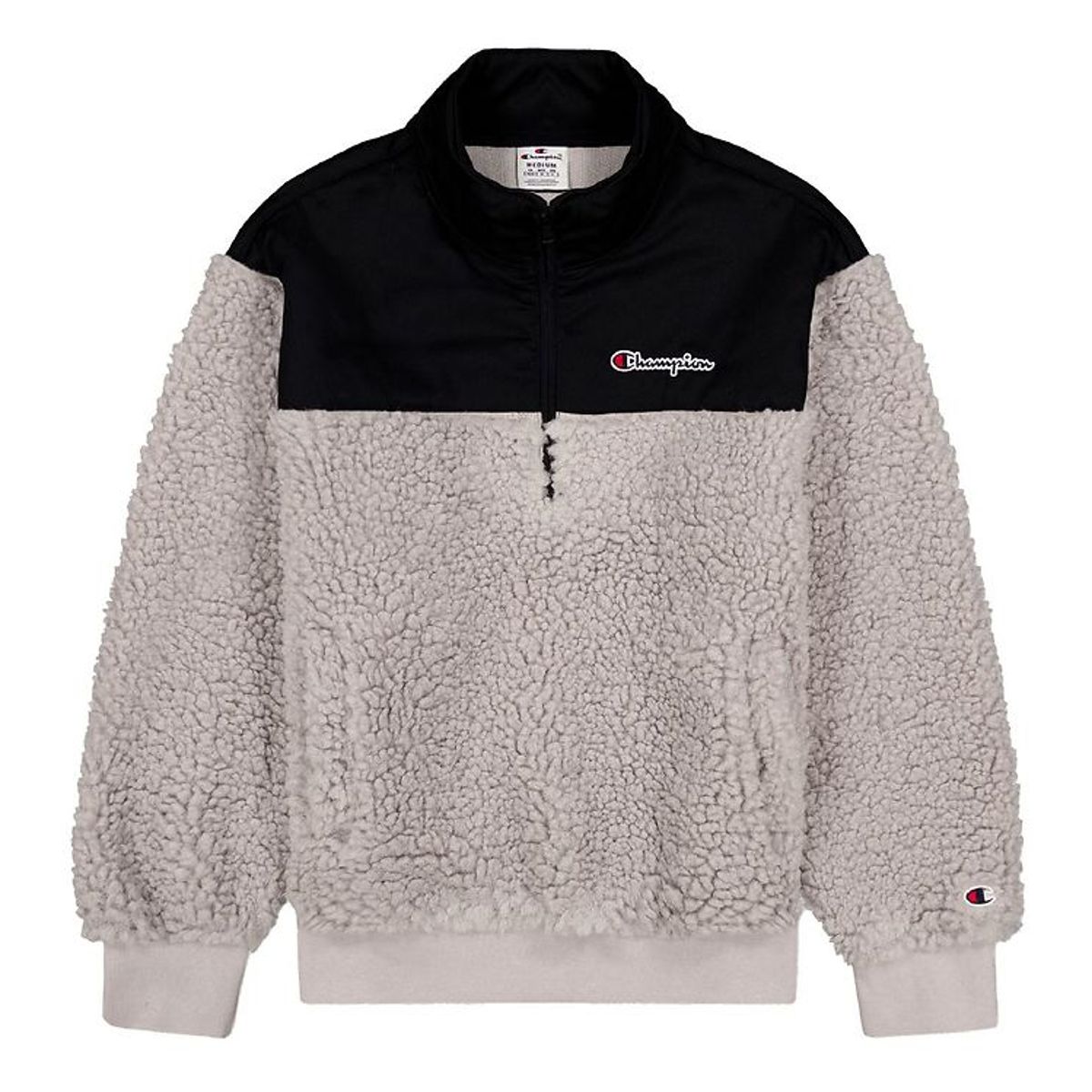 Champion Fashion Sweatshirt - Plys - Grå/Sort