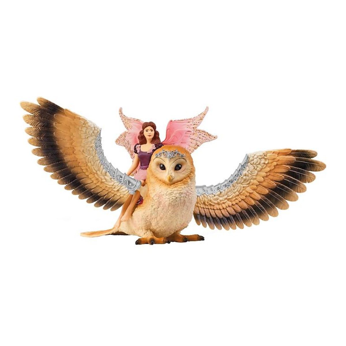 Schleich Bayala - Fairy In Flight On Glam Owl V2