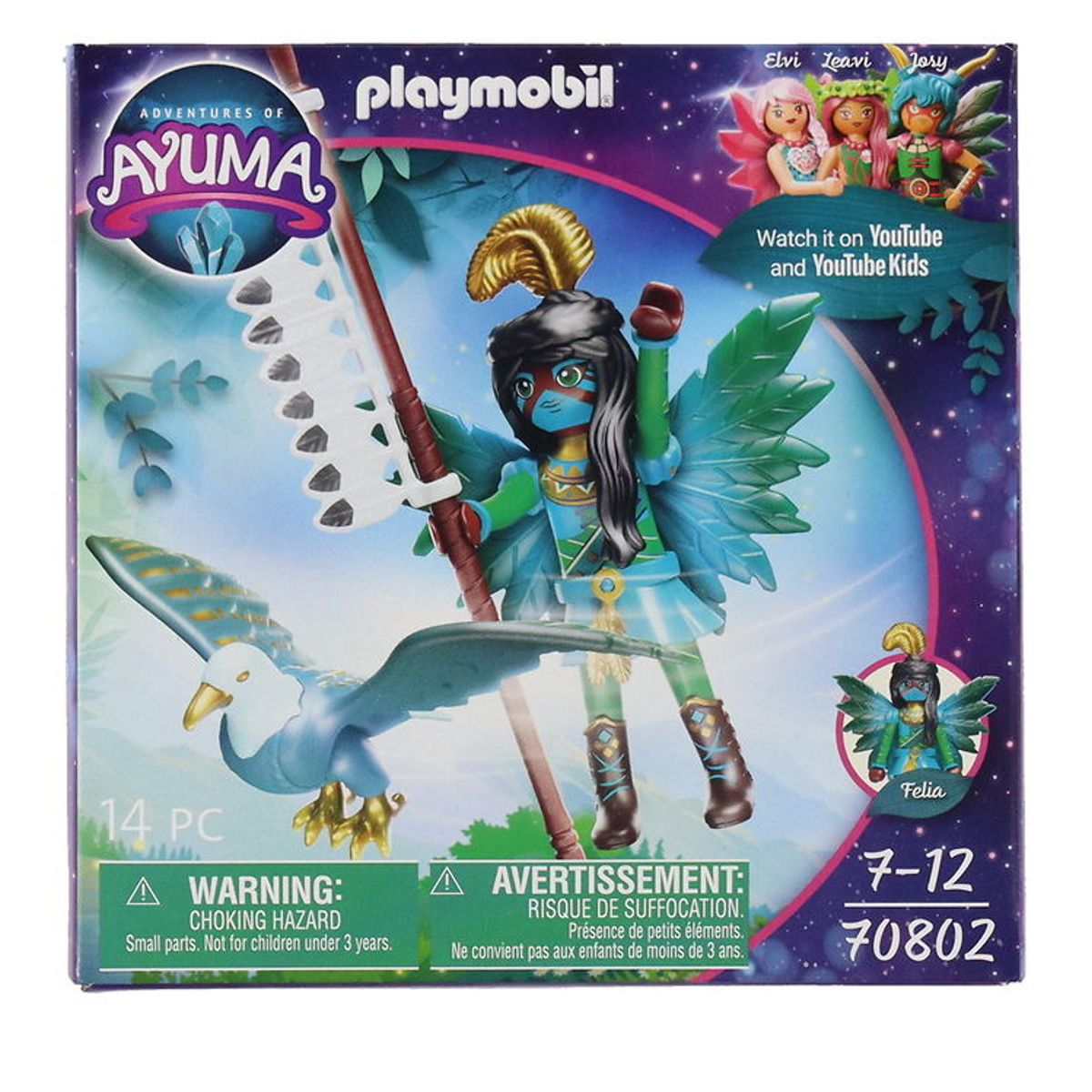 Playmobil Ayuma - Knight Fairy Med Totemdyr - 70802 - 14 Dele