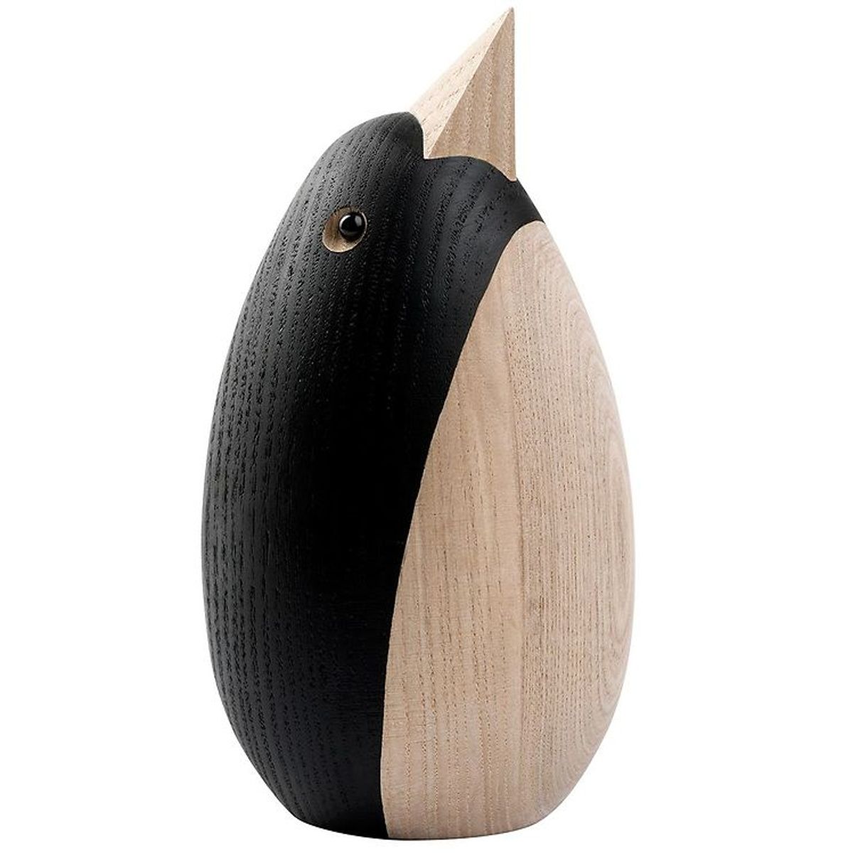 Novoform Træfigur - Penguin - Small - Natural Ash