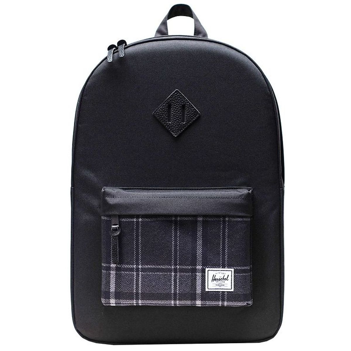 Herschel Rygsæk - Heritage - Black/Grayscale Plaid