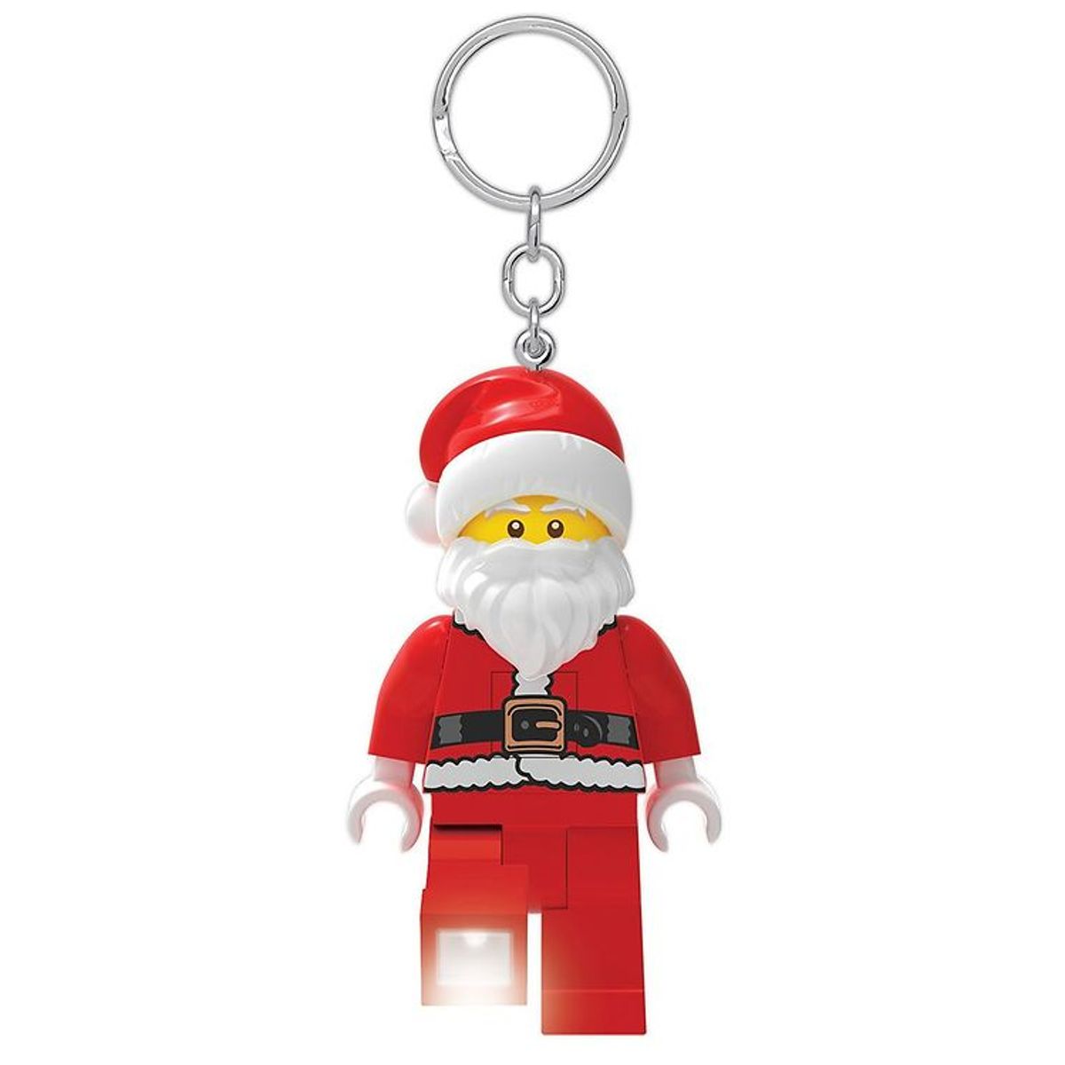 LEGO ® Nøglering m. Lommelygte - LEGO ® Santa