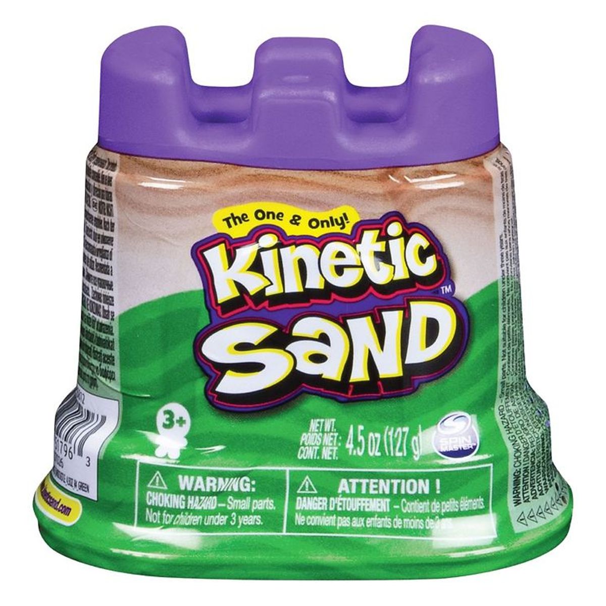 Kinetic Sand Strandsand - 127 gram - Grøn