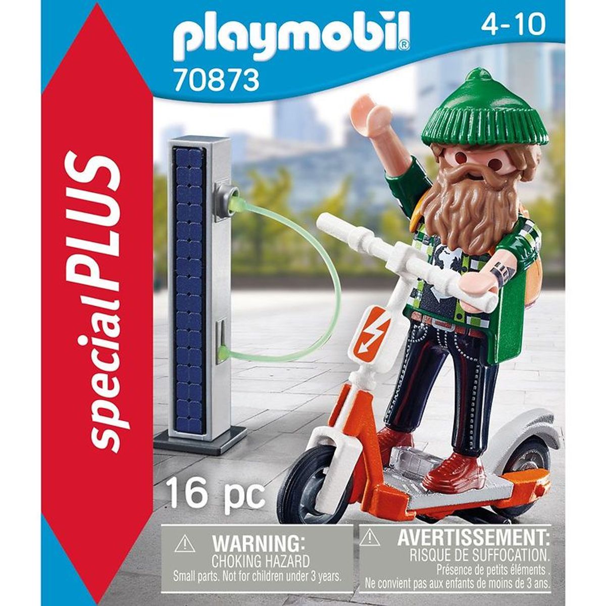 Playmobil SpecialPlus - Hipster Med El-scooter - 70873 - 16 Dele