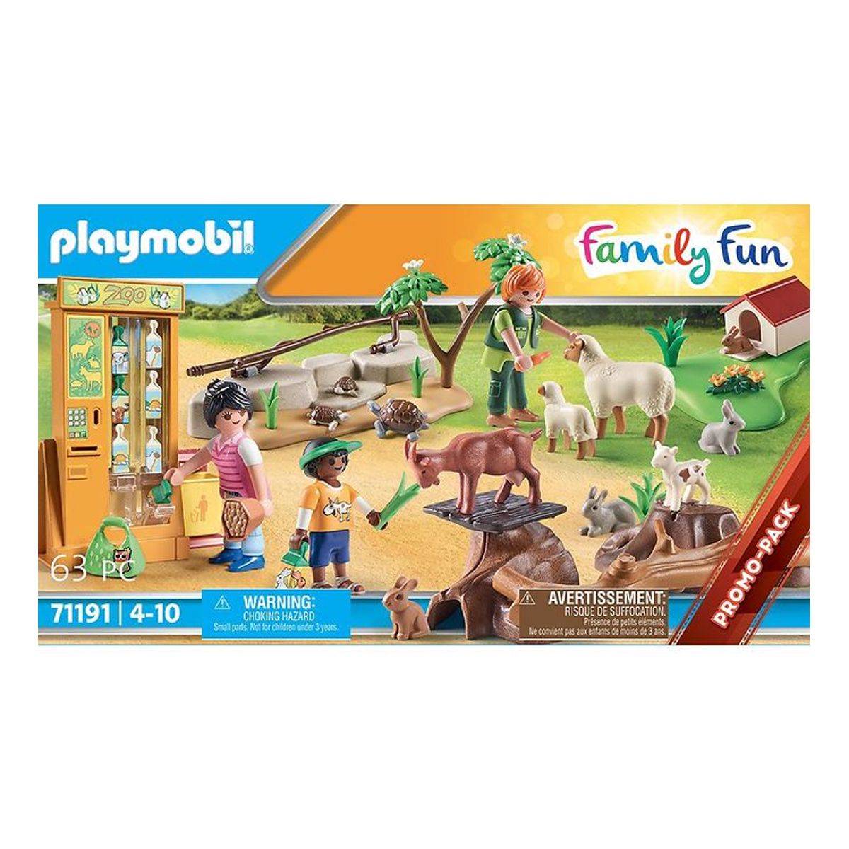 Playmobil Family Fun - Oplevelses-Klappezoo - 71191 - 63 Dele