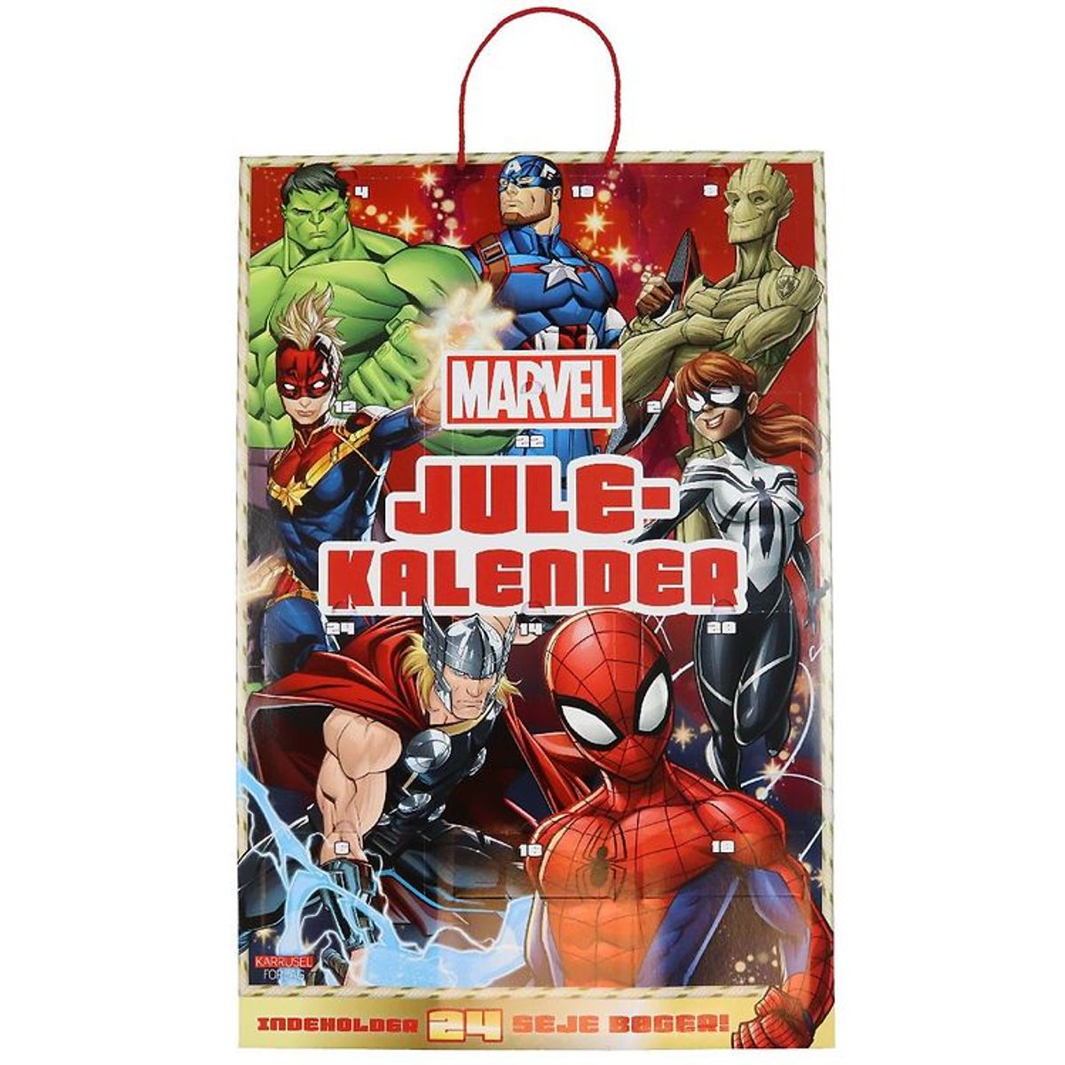 Alvilda Julekalender - Marvel - 24 Bøger